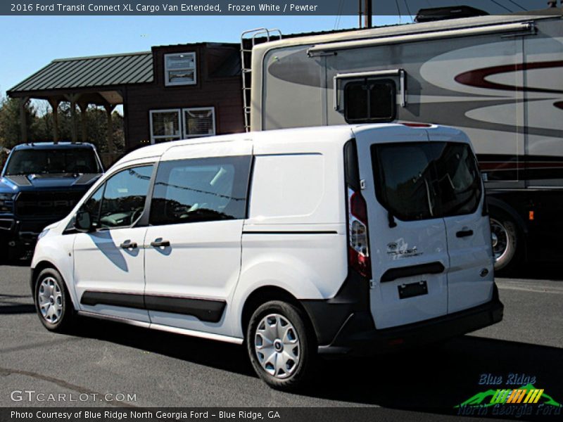 Frozen White / Pewter 2016 Ford Transit Connect XL Cargo Van Extended