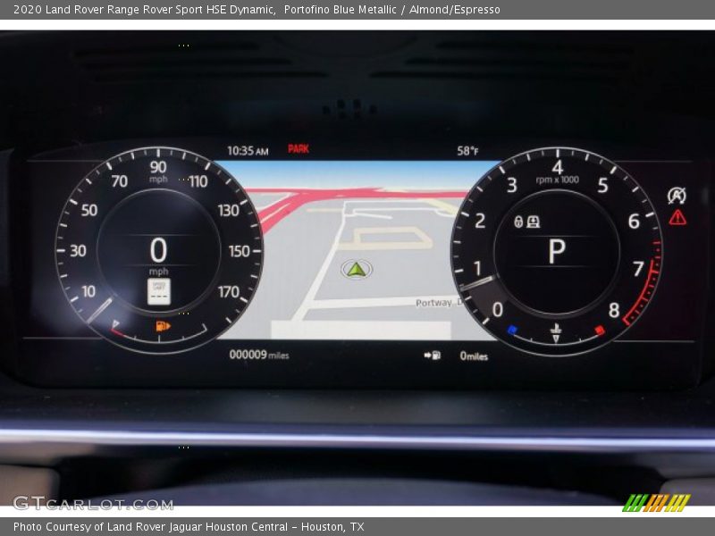Portofino Blue Metallic / Almond/Espresso 2020 Land Rover Range Rover Sport HSE Dynamic