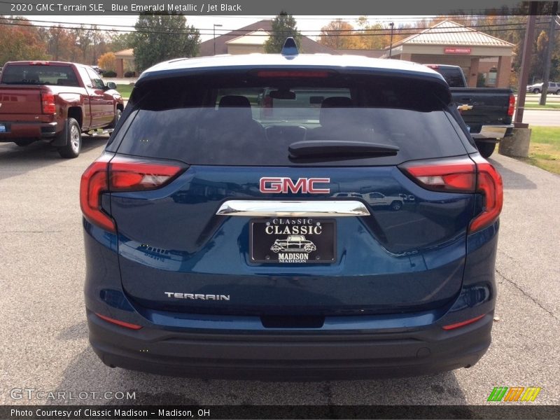 Blue Emerald Metallic / Jet Black 2020 GMC Terrain SLE