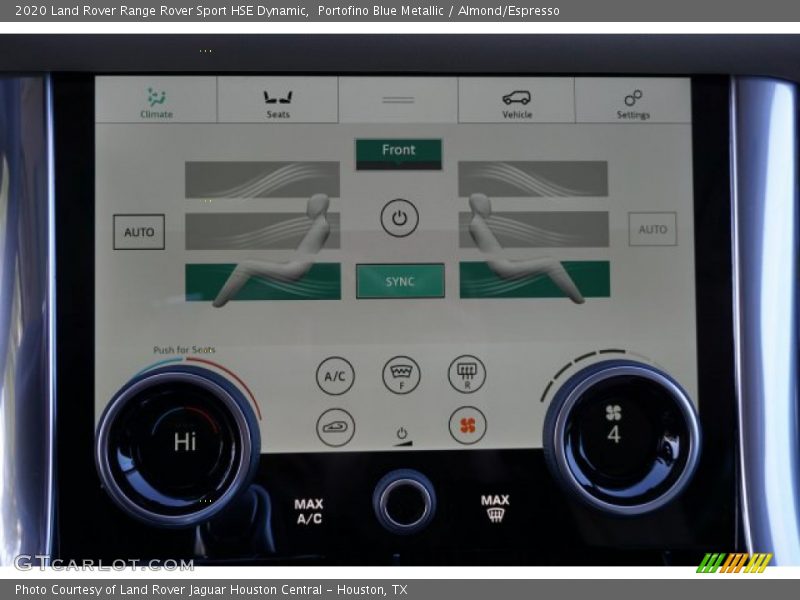 Portofino Blue Metallic / Almond/Espresso 2020 Land Rover Range Rover Sport HSE Dynamic