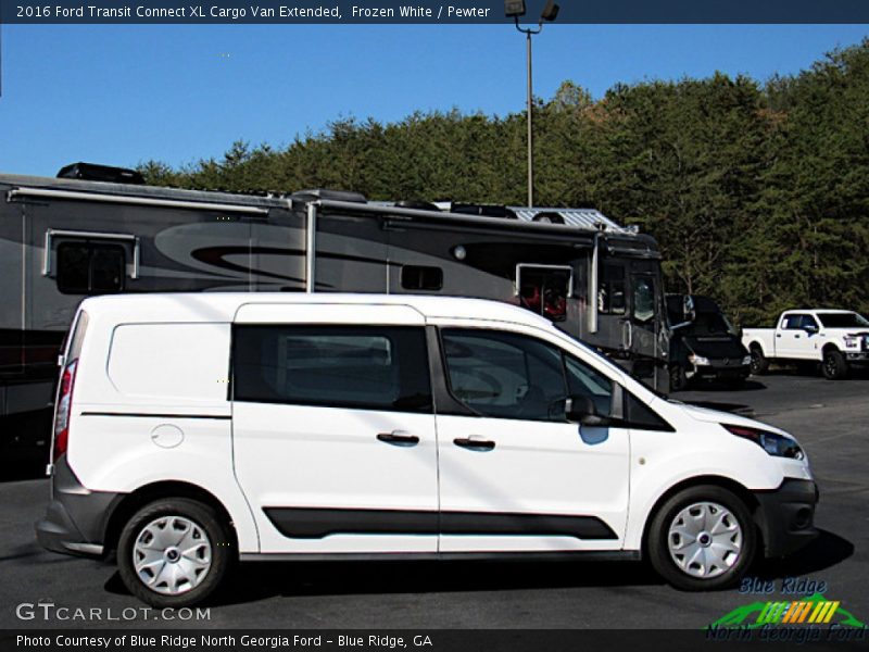 Frozen White / Pewter 2016 Ford Transit Connect XL Cargo Van Extended