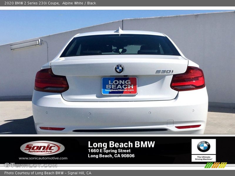 Alpine White / Black 2020 BMW 2 Series 230i Coupe