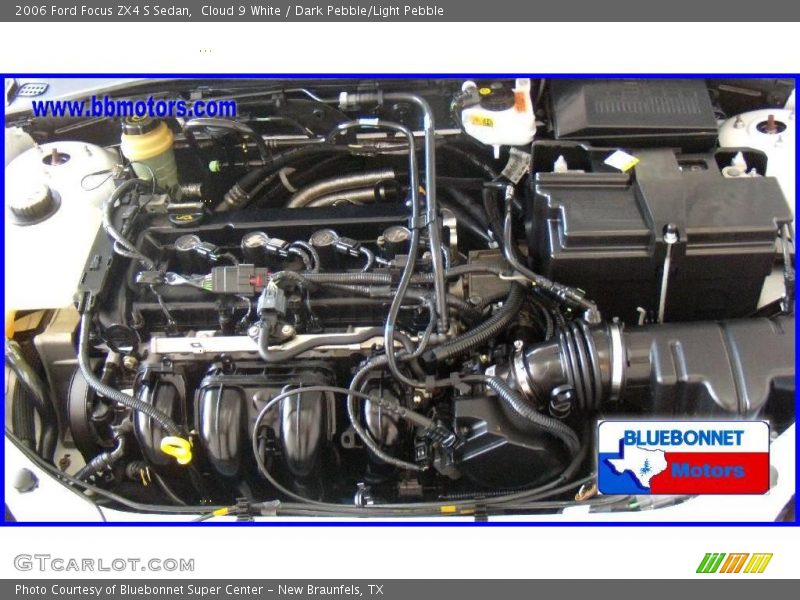 Cloud 9 White / Dark Pebble/Light Pebble 2006 Ford Focus ZX4 S Sedan