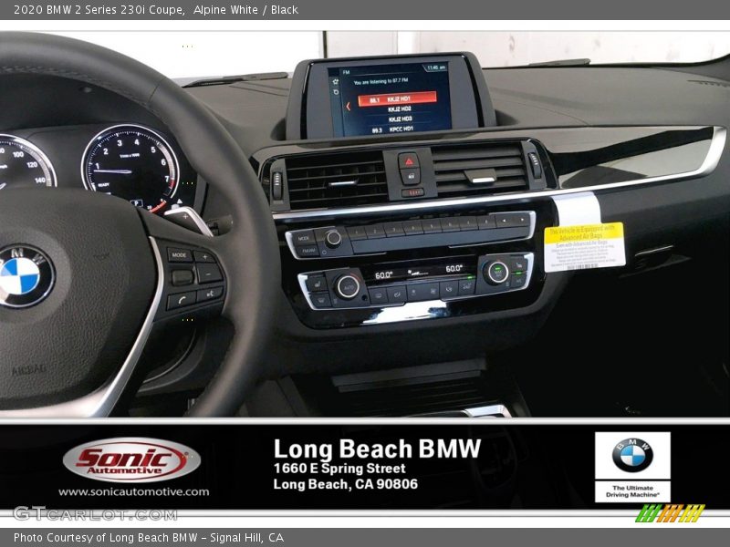 Alpine White / Black 2020 BMW 2 Series 230i Coupe
