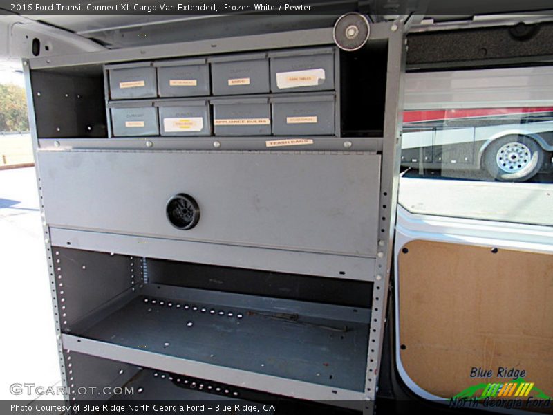 Frozen White / Pewter 2016 Ford Transit Connect XL Cargo Van Extended