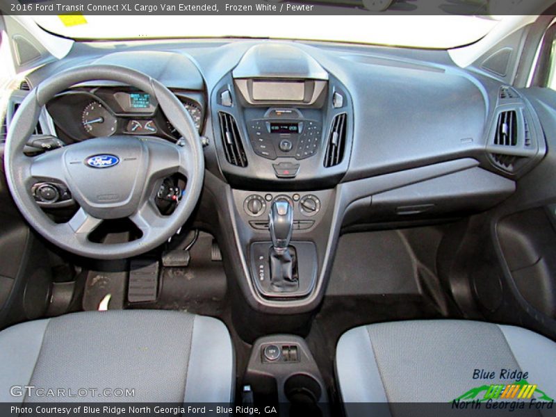 Frozen White / Pewter 2016 Ford Transit Connect XL Cargo Van Extended