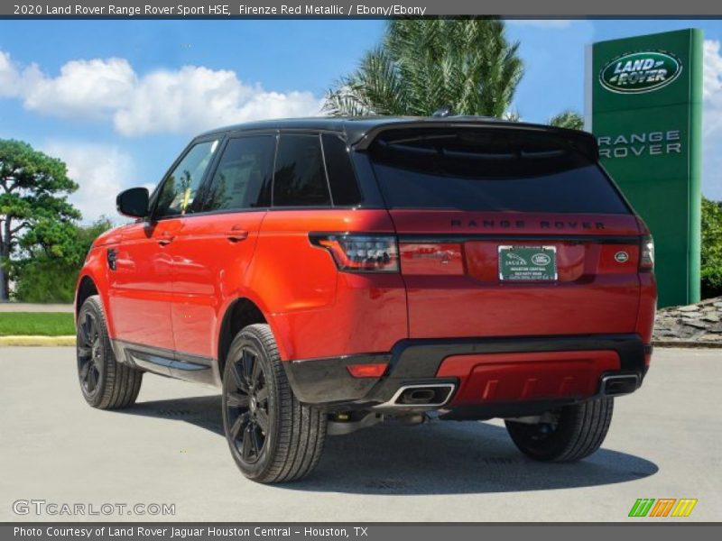 Firenze Red Metallic / Ebony/Ebony 2020 Land Rover Range Rover Sport HSE