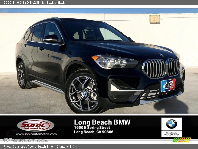 Jet Black / Black 2020 BMW X1 sDrive28i