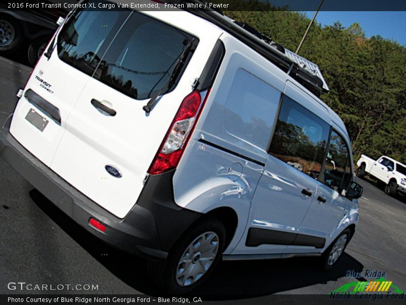 Frozen White / Pewter 2016 Ford Transit Connect XL Cargo Van Extended