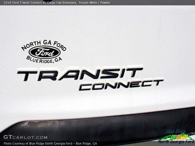 Frozen White / Pewter 2016 Ford Transit Connect XL Cargo Van Extended
