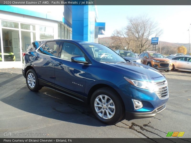 Pacific Blue Metallic / Jet Black 2020 Chevrolet Equinox LT AWD
