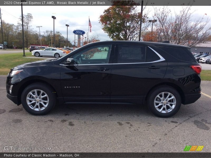 Mosaic Black Metallic / Jet Black 2020 Chevrolet Equinox LT AWD