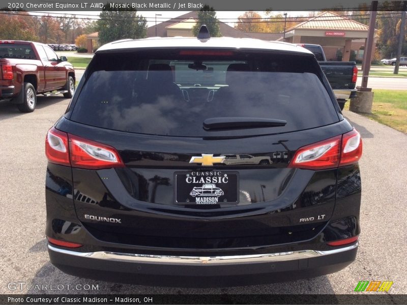 Mosaic Black Metallic / Jet Black 2020 Chevrolet Equinox LT AWD