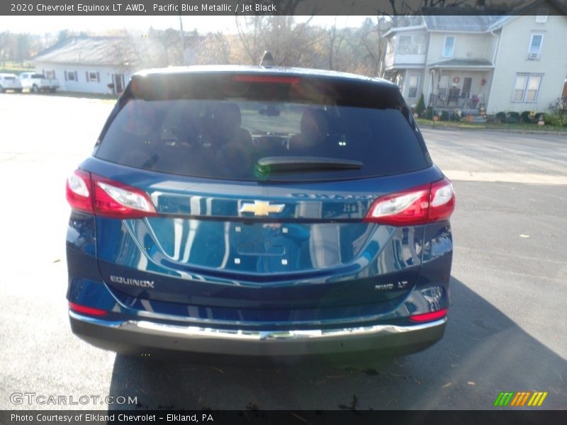 Pacific Blue Metallic / Jet Black 2020 Chevrolet Equinox LT AWD