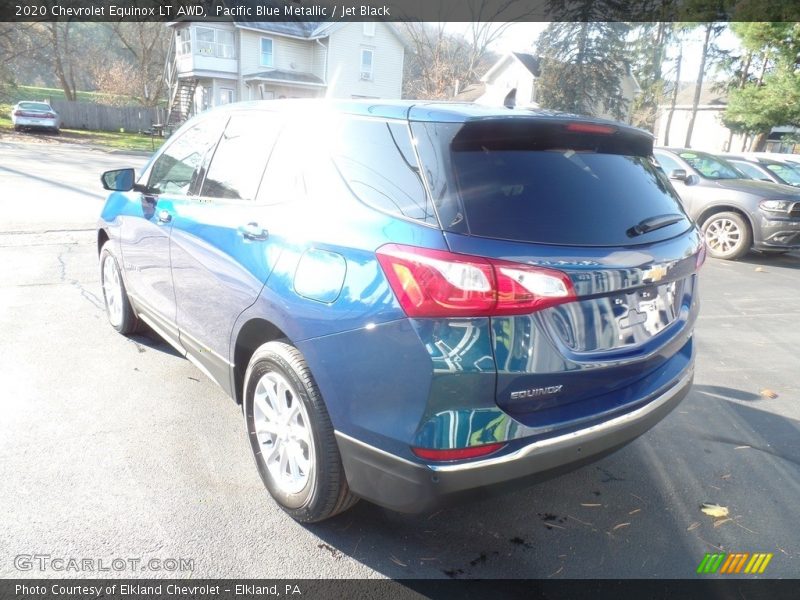 Pacific Blue Metallic / Jet Black 2020 Chevrolet Equinox LT AWD