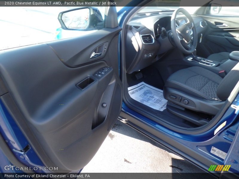 Pacific Blue Metallic / Jet Black 2020 Chevrolet Equinox LT AWD