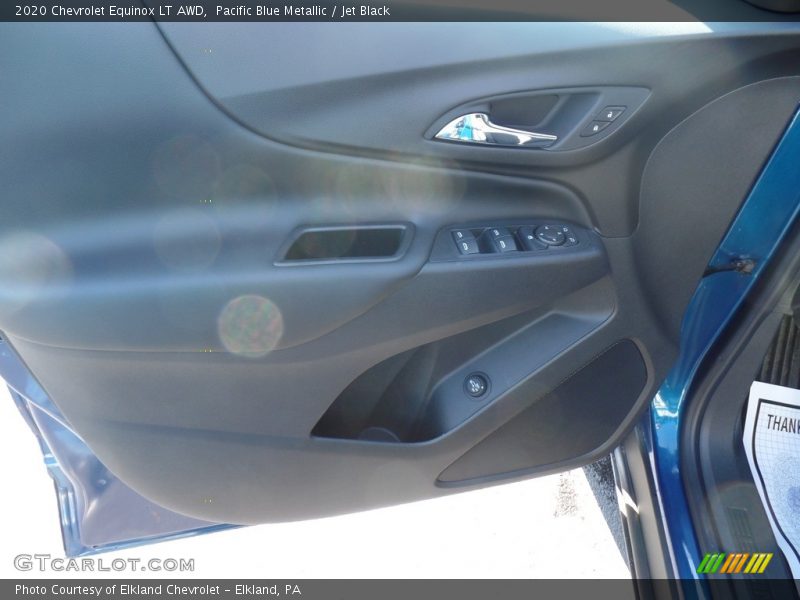 Pacific Blue Metallic / Jet Black 2020 Chevrolet Equinox LT AWD