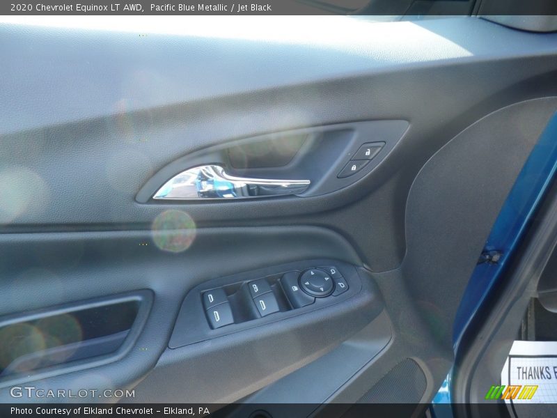 Pacific Blue Metallic / Jet Black 2020 Chevrolet Equinox LT AWD