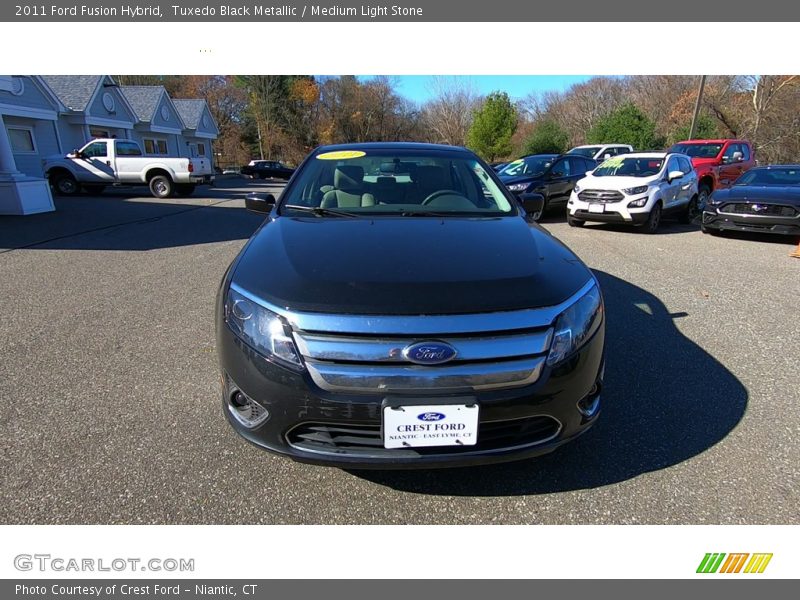 Tuxedo Black Metallic / Medium Light Stone 2011 Ford Fusion Hybrid