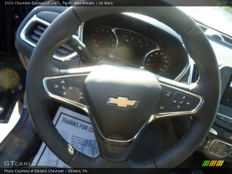Pacific Blue Metallic / Jet Black 2020 Chevrolet Equinox LT AWD