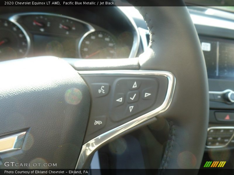 Pacific Blue Metallic / Jet Black 2020 Chevrolet Equinox LT AWD
