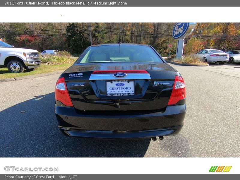 Tuxedo Black Metallic / Medium Light Stone 2011 Ford Fusion Hybrid