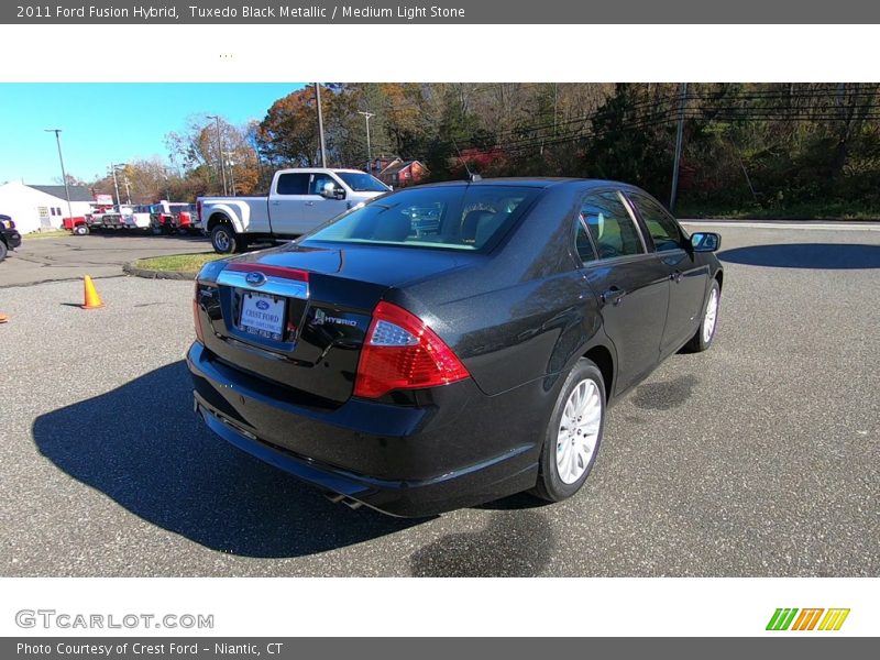 Tuxedo Black Metallic / Medium Light Stone 2011 Ford Fusion Hybrid