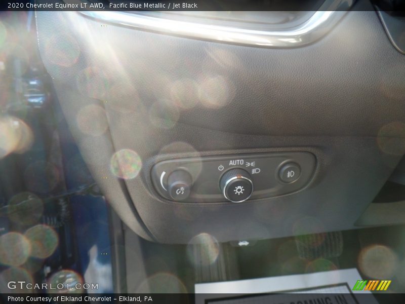 Pacific Blue Metallic / Jet Black 2020 Chevrolet Equinox LT AWD