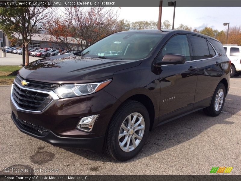 Chocolate Metallic / Jet Black 2020 Chevrolet Equinox LT AWD