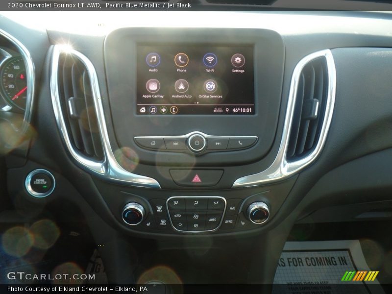 Pacific Blue Metallic / Jet Black 2020 Chevrolet Equinox LT AWD