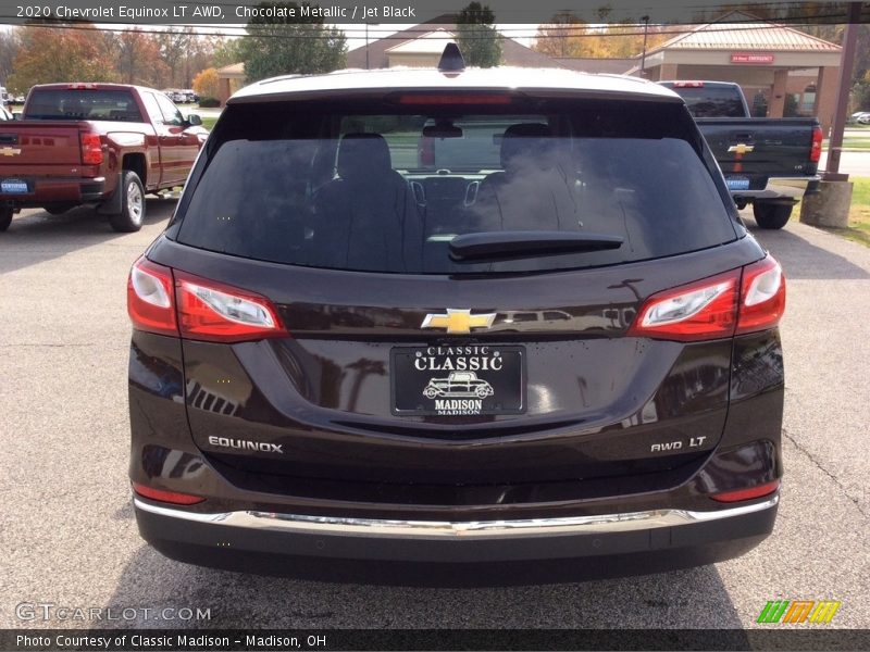 Chocolate Metallic / Jet Black 2020 Chevrolet Equinox LT AWD