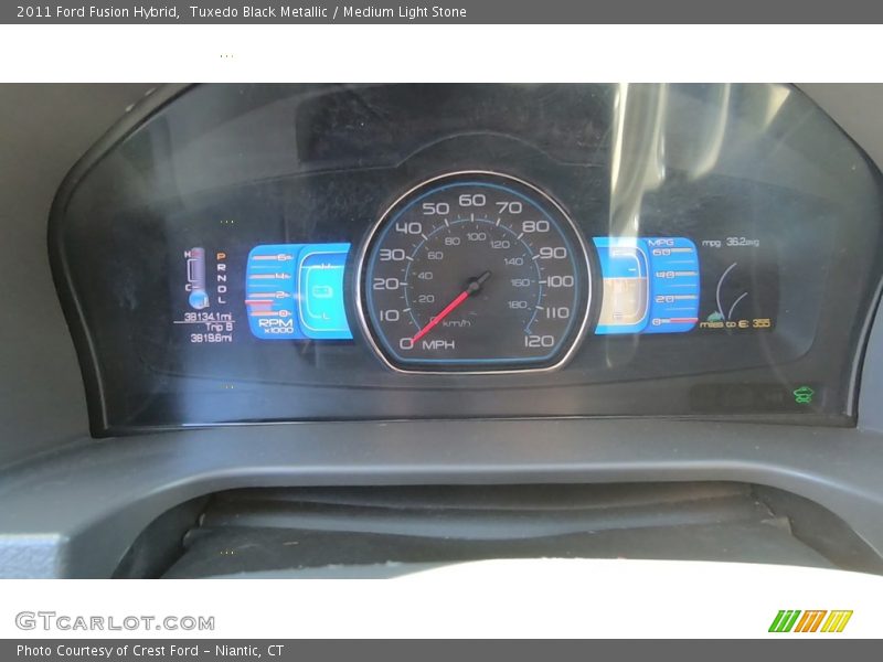 Tuxedo Black Metallic / Medium Light Stone 2011 Ford Fusion Hybrid