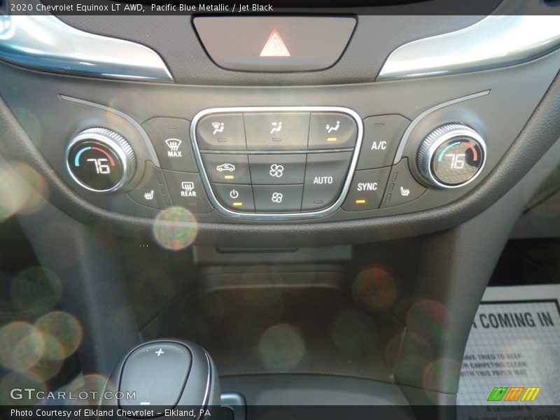 Pacific Blue Metallic / Jet Black 2020 Chevrolet Equinox LT AWD