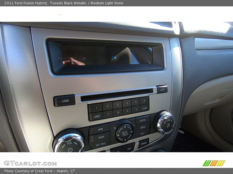 Tuxedo Black Metallic / Medium Light Stone 2011 Ford Fusion Hybrid