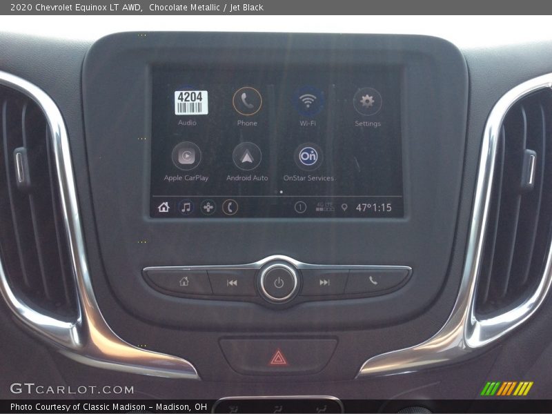 Chocolate Metallic / Jet Black 2020 Chevrolet Equinox LT AWD