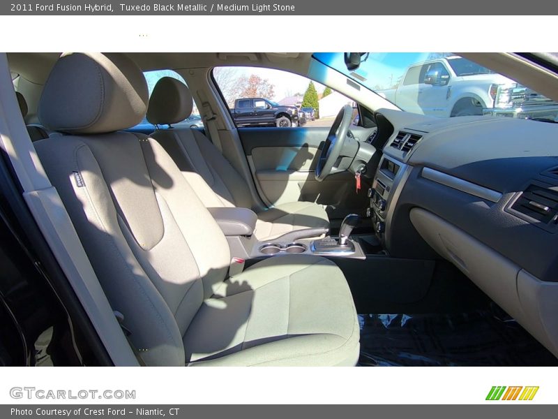 Tuxedo Black Metallic / Medium Light Stone 2011 Ford Fusion Hybrid