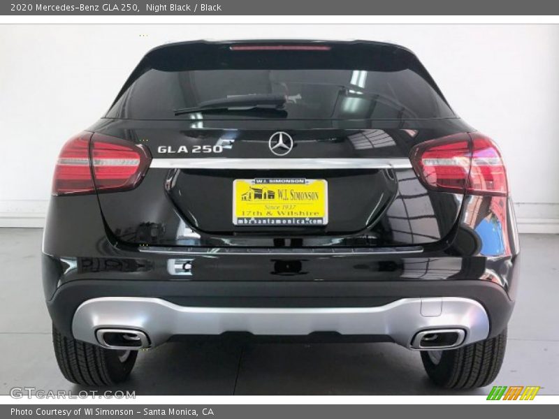 Night Black / Black 2020 Mercedes-Benz GLA 250