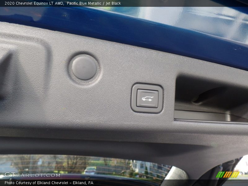 Pacific Blue Metallic / Jet Black 2020 Chevrolet Equinox LT AWD