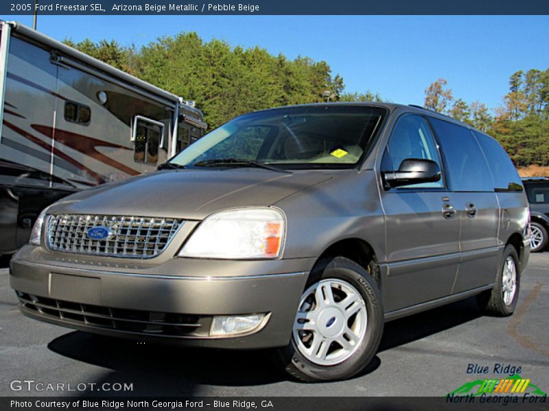 Arizona Beige Metallic / Pebble Beige 2005 Ford Freestar SEL