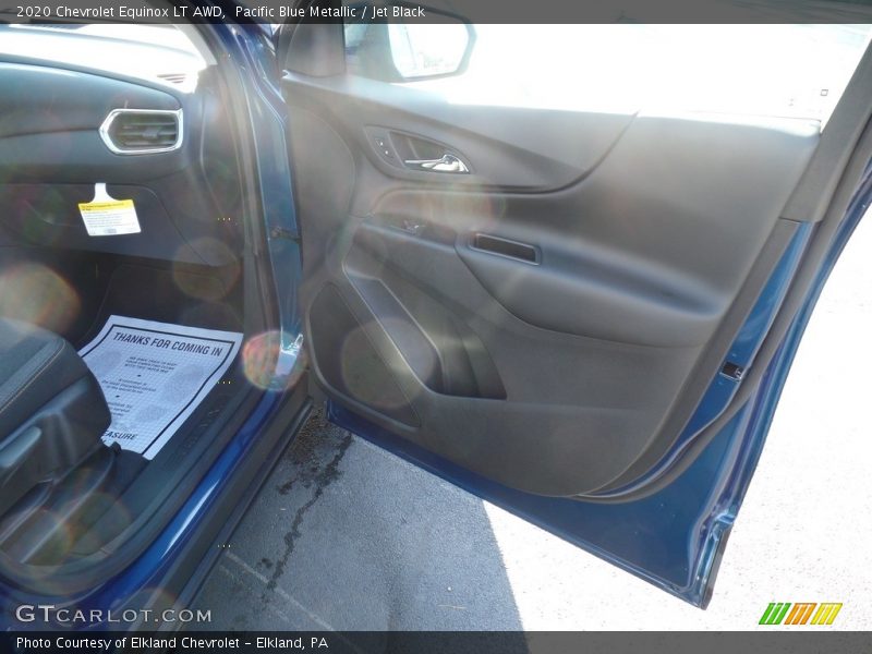 Pacific Blue Metallic / Jet Black 2020 Chevrolet Equinox LT AWD