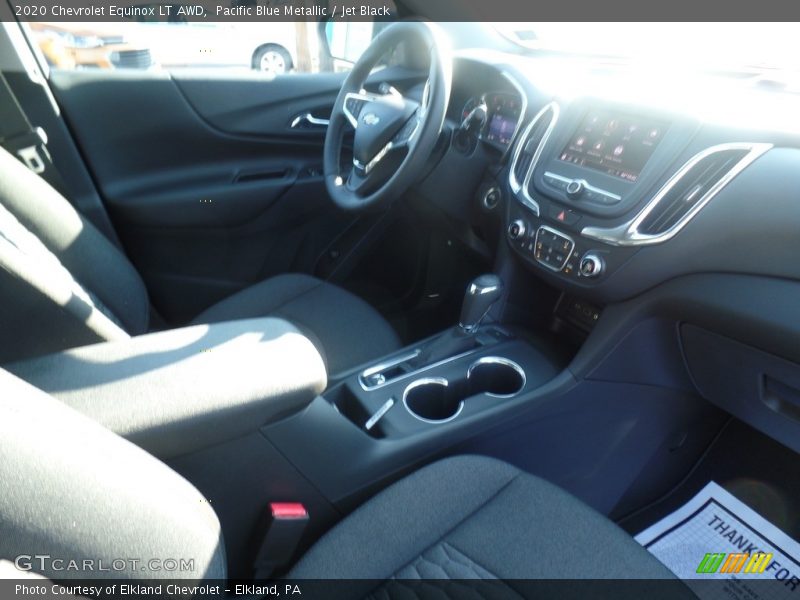 Pacific Blue Metallic / Jet Black 2020 Chevrolet Equinox LT AWD