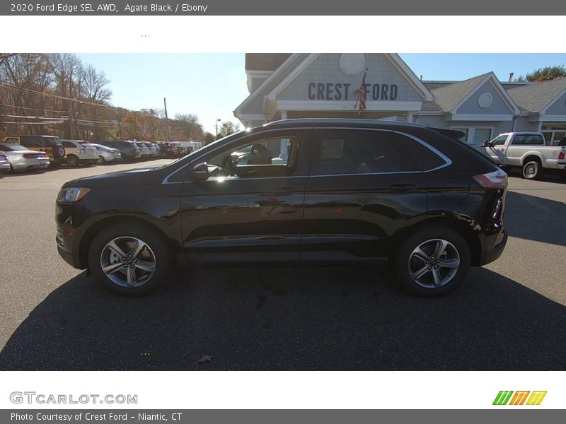 Agate Black / Ebony 2020 Ford Edge SEL AWD