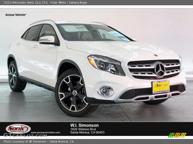 Polar White / Sahara Beige 2020 Mercedes-Benz GLA 250