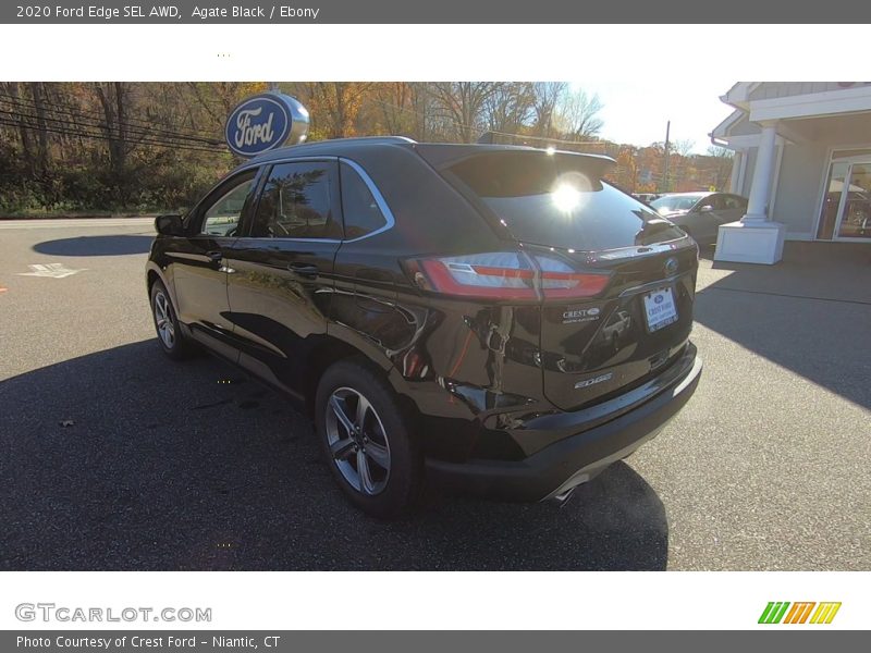 Agate Black / Ebony 2020 Ford Edge SEL AWD