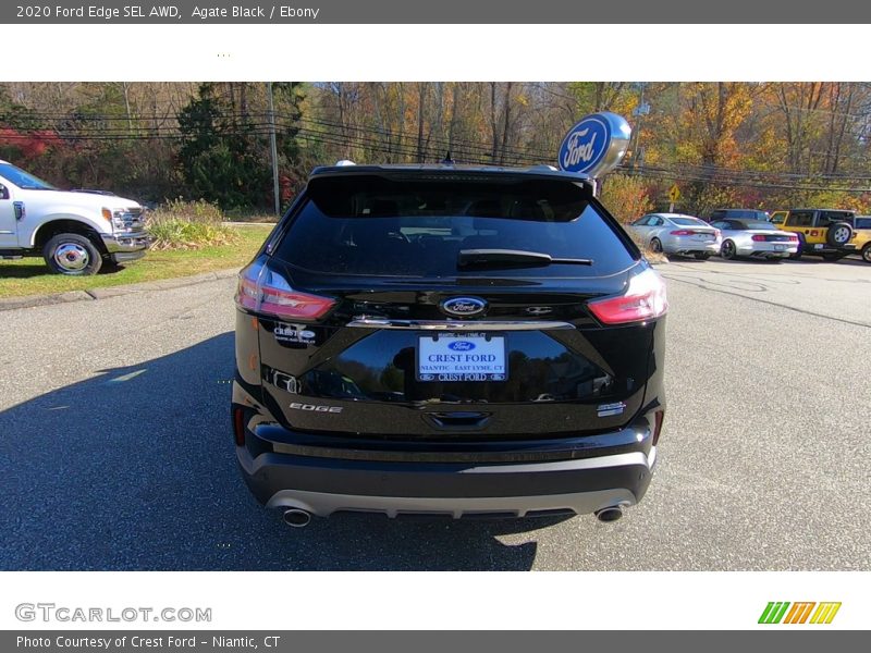 Agate Black / Ebony 2020 Ford Edge SEL AWD