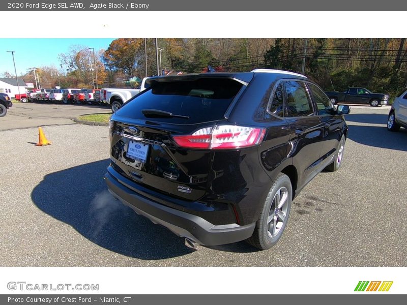 Agate Black / Ebony 2020 Ford Edge SEL AWD