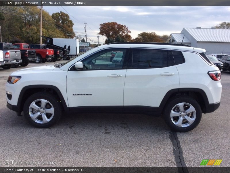 White / Black 2020 Jeep Compass Latitude 4x4