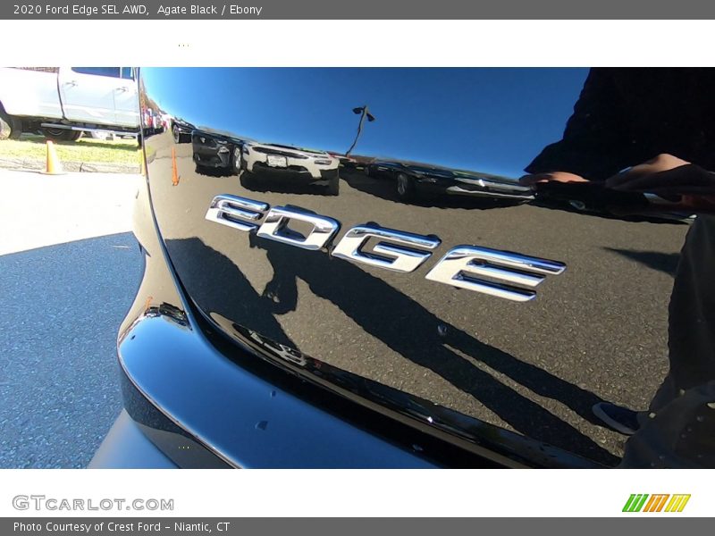 Agate Black / Ebony 2020 Ford Edge SEL AWD