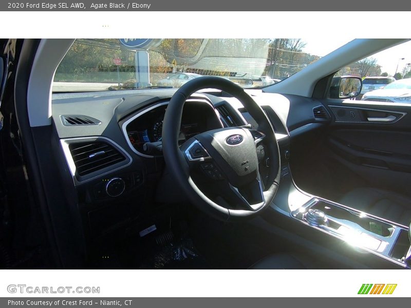 Agate Black / Ebony 2020 Ford Edge SEL AWD