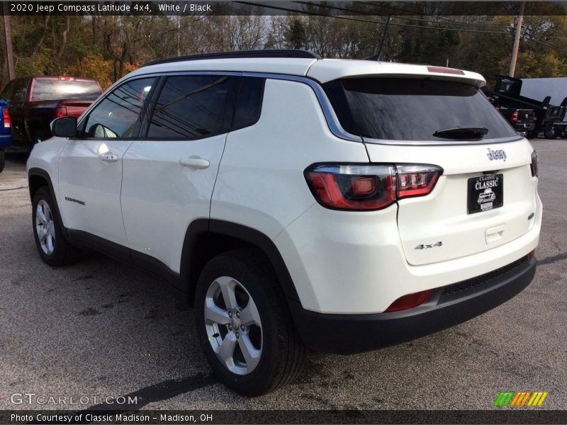 White / Black 2020 Jeep Compass Latitude 4x4